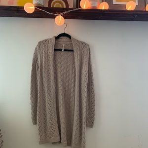 Leo& Nicole Long open Cardigan